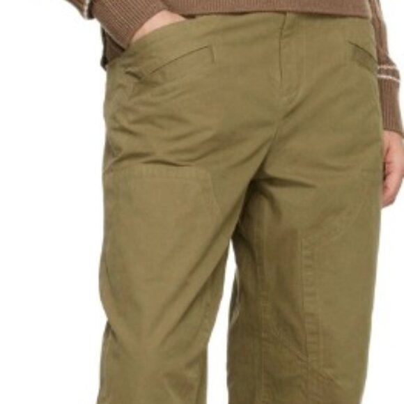 rag & bone Olive Brown Malia Trousers sz 2 - Picture 3 of 12